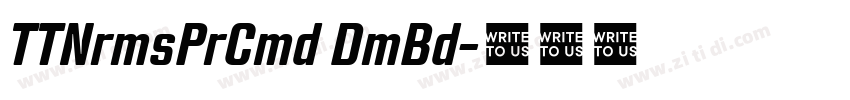 TTNrmsPrCmd DmBd字体转换